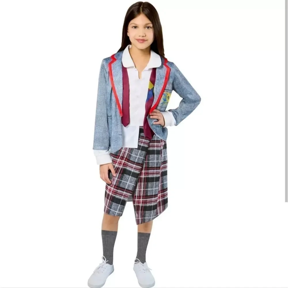 Beetlejuice Astrid Halloween Costume Cosplay Girls Small 6 Dress Schoolgirl